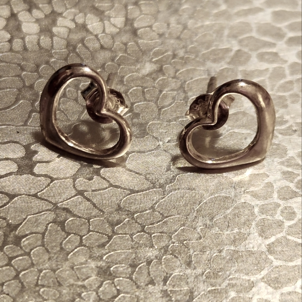 Silver 925 Heart Earrings